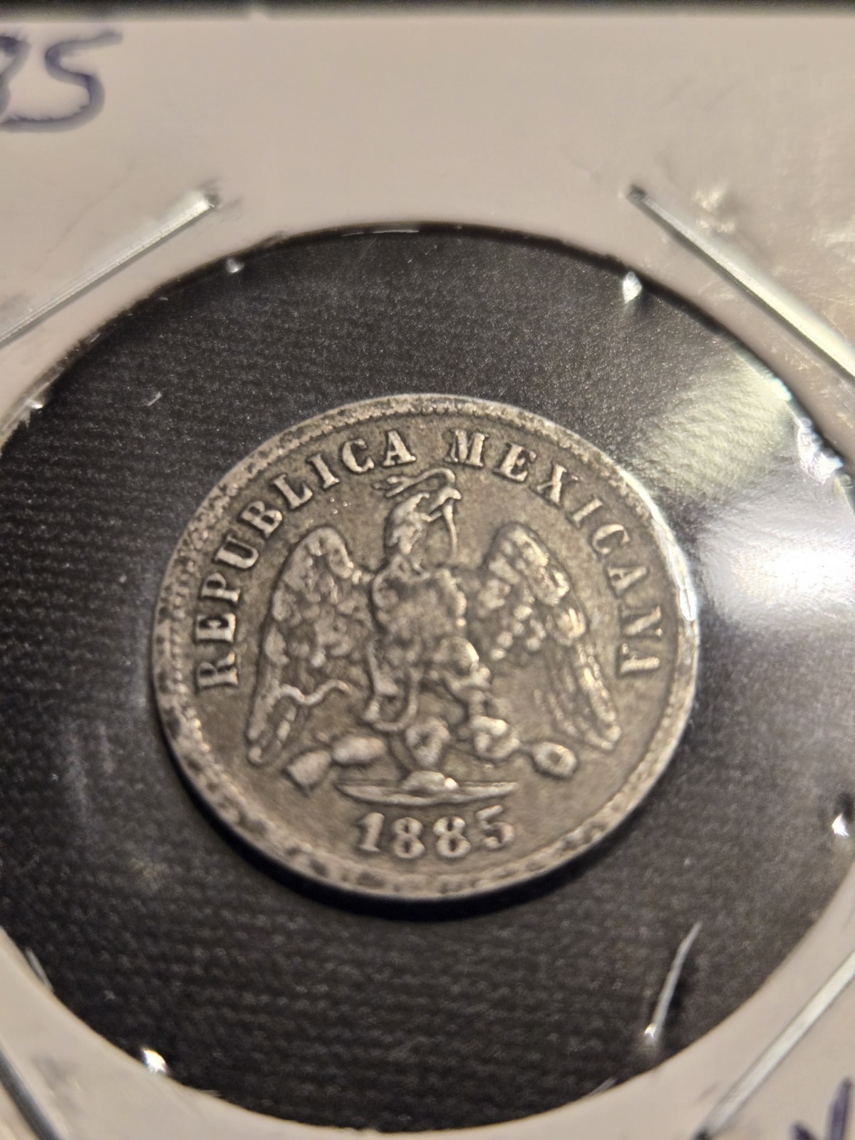 1885-HoM.902.7 MEXICO 10 CENTAVOS HERMOSILLO MINT-SILVER COIN-MINTAGE=20,000 1885-HoM.902.7 MEXICO 10 CENTAVOS HERMOSILLO MINT-SILVER COIN-MINTAGE=20,000
