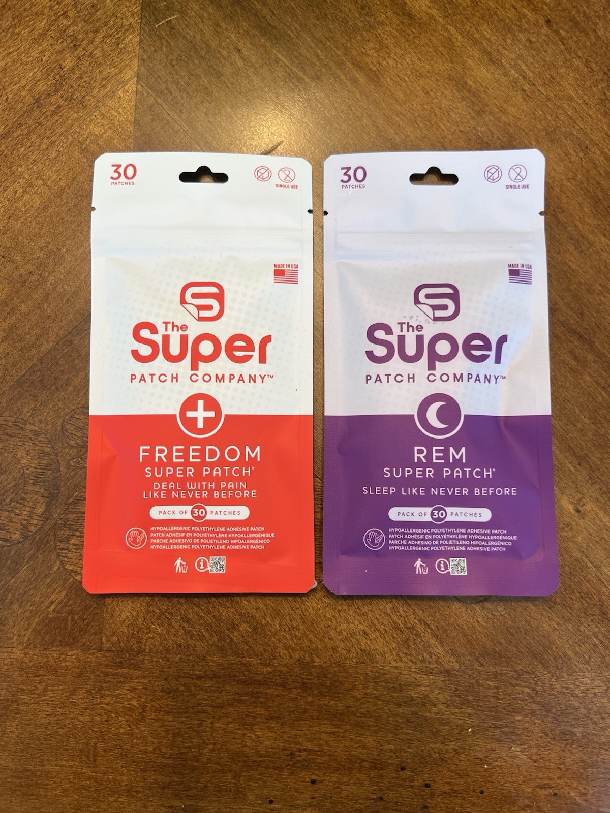 The Super Patch Company:The REM Patch & The Freedom Patch Pack Of 30 Patches