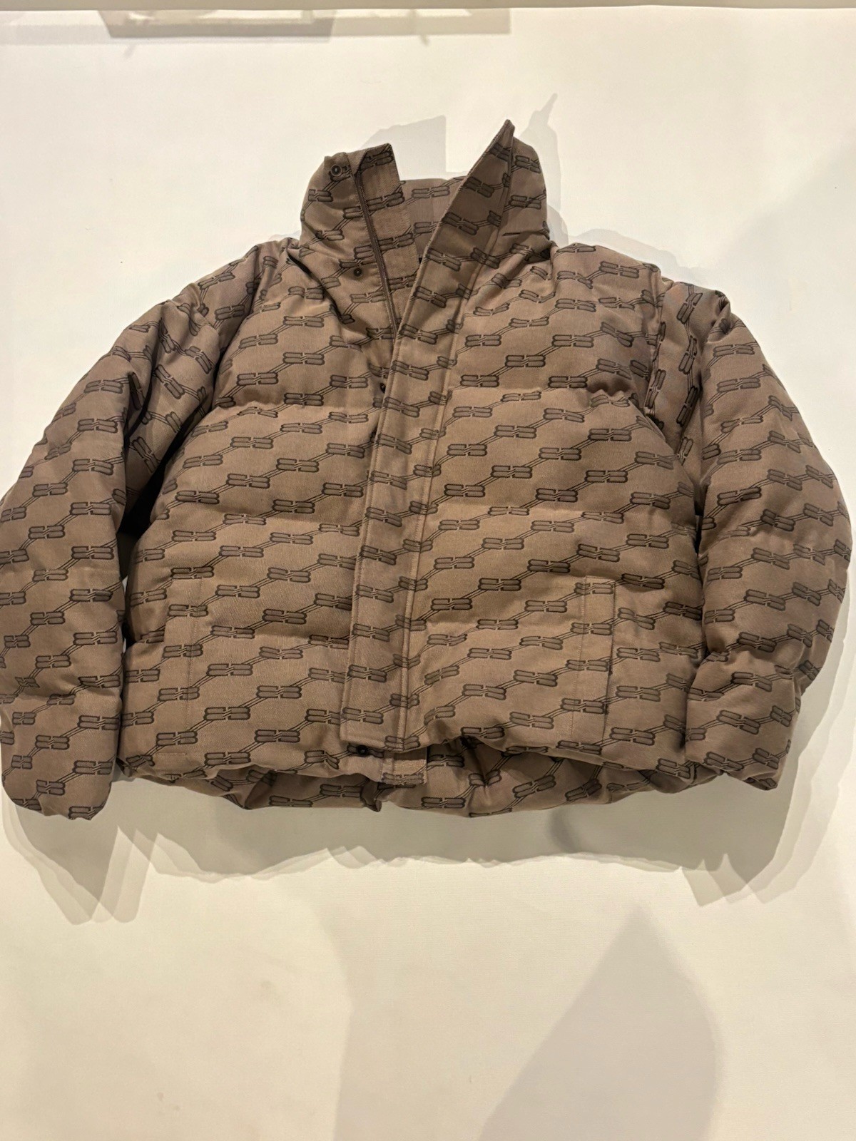 balenciaga Bb Monogram Puffer Jacket 