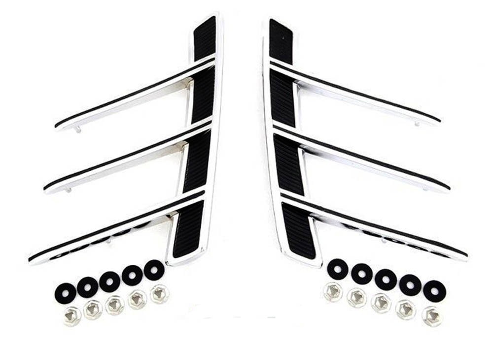 NEW 1966 Mustang Chrome Quarter Panel Ornaments Pair Left and Right Side NEW 1966 Mustang Chrome Quarter Panel Ornaments Pair Left and Right Side