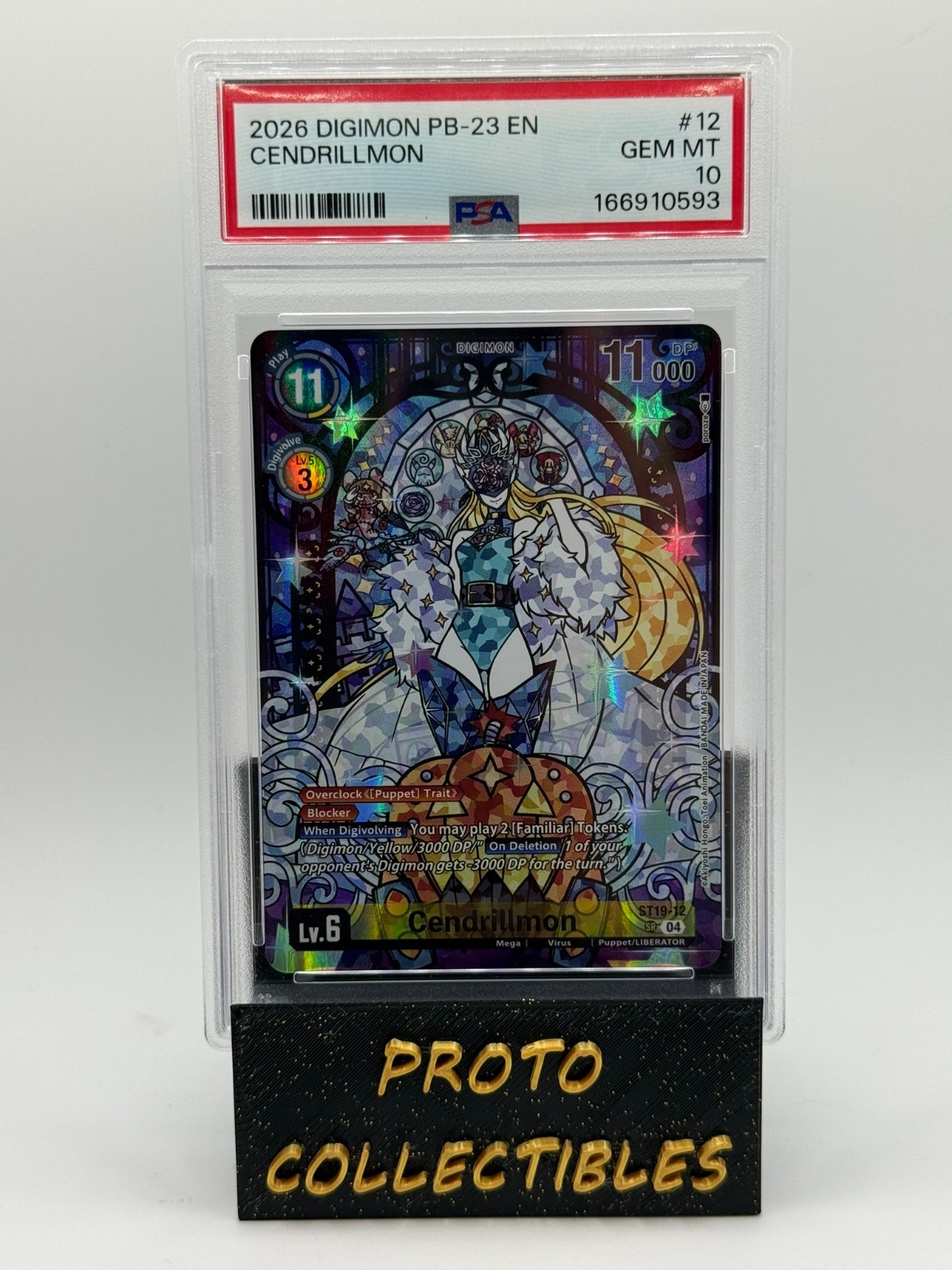 2026 Digimon TCG Cendrillmon #ST19-12 Alt PSA 10 Premium Heroines Set Vol 2 PB23