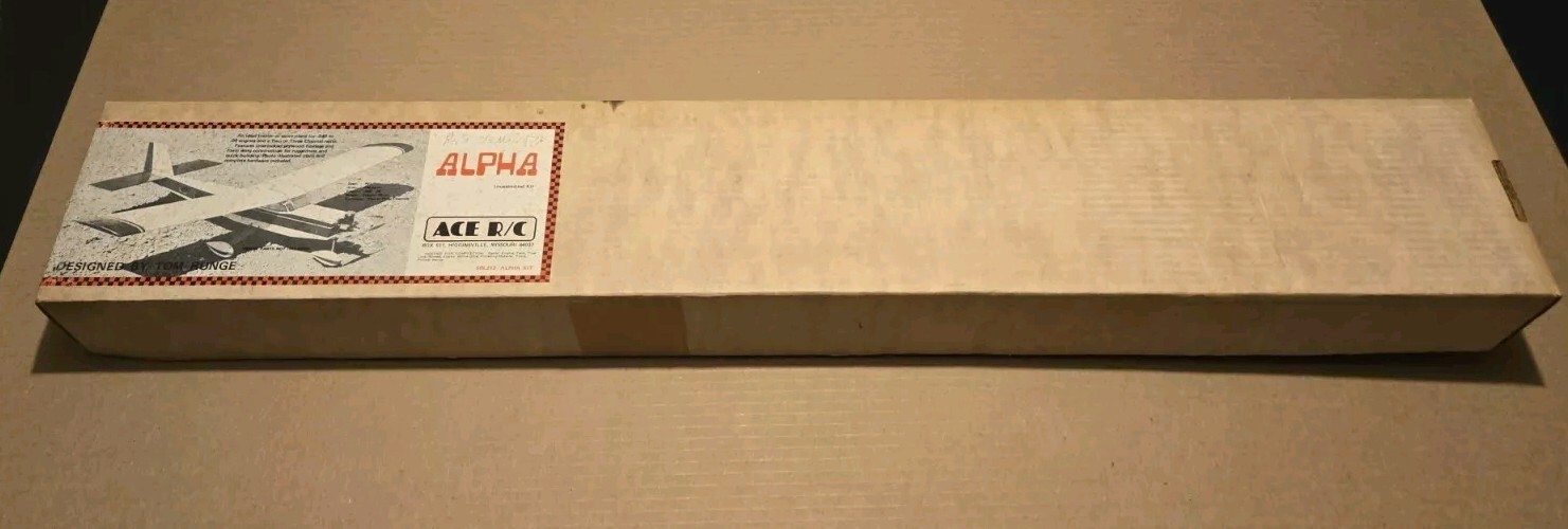 Alpha Ace RC Airplane Kit Plywood & Foam 40\
