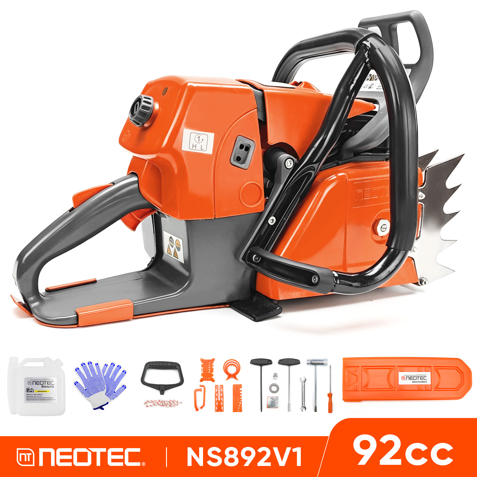 92cc Gasoline Chain Saw Power Head Compatible with 066 MS660 G660 for Big Wood