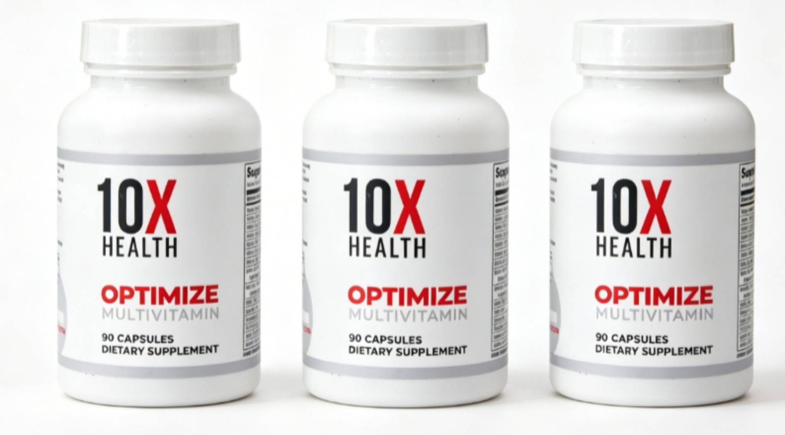 10X Health New Optimize Methylated Multivitamin 90 Capsules Methyl B Complex