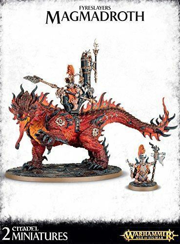 Magmadroth Warhammer Age of Sigmar Auric Runesmiter Runefather Runeson Dwarf AoS