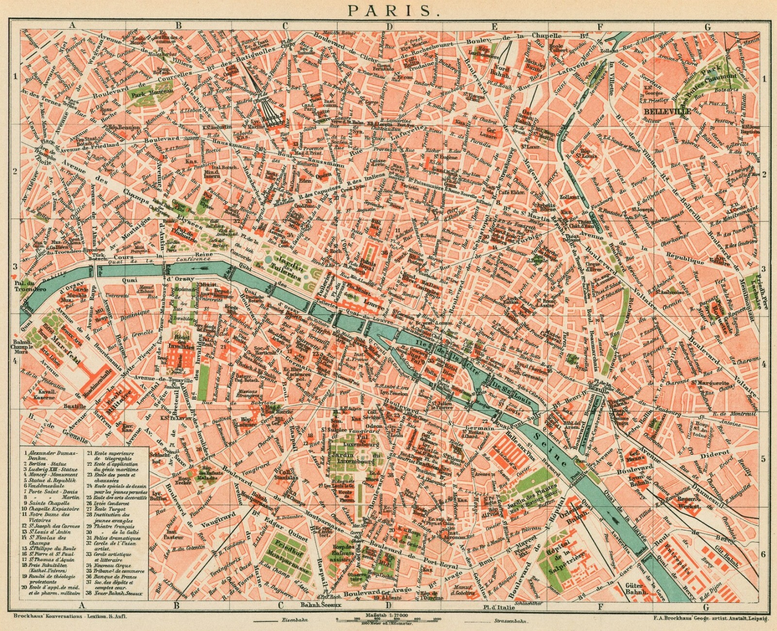 1550 Paris France Vintage Historic City Map 23x28 Classic Wall Art Decor Study 1550 Paris France Vintage Historic City Map 23x28 Classic Wall Art Decor Study