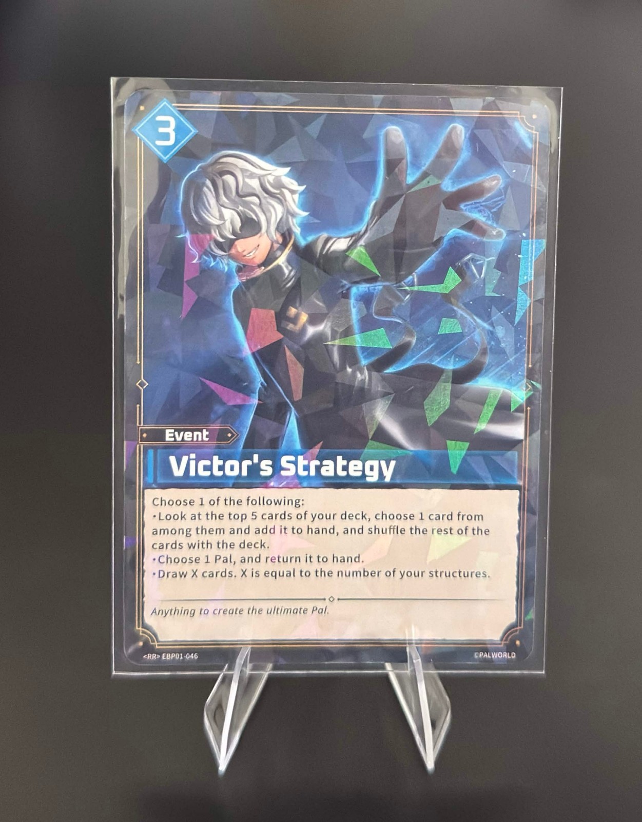 Victor's Strategy Foil - EBP01-046 RR - NM - Palworld