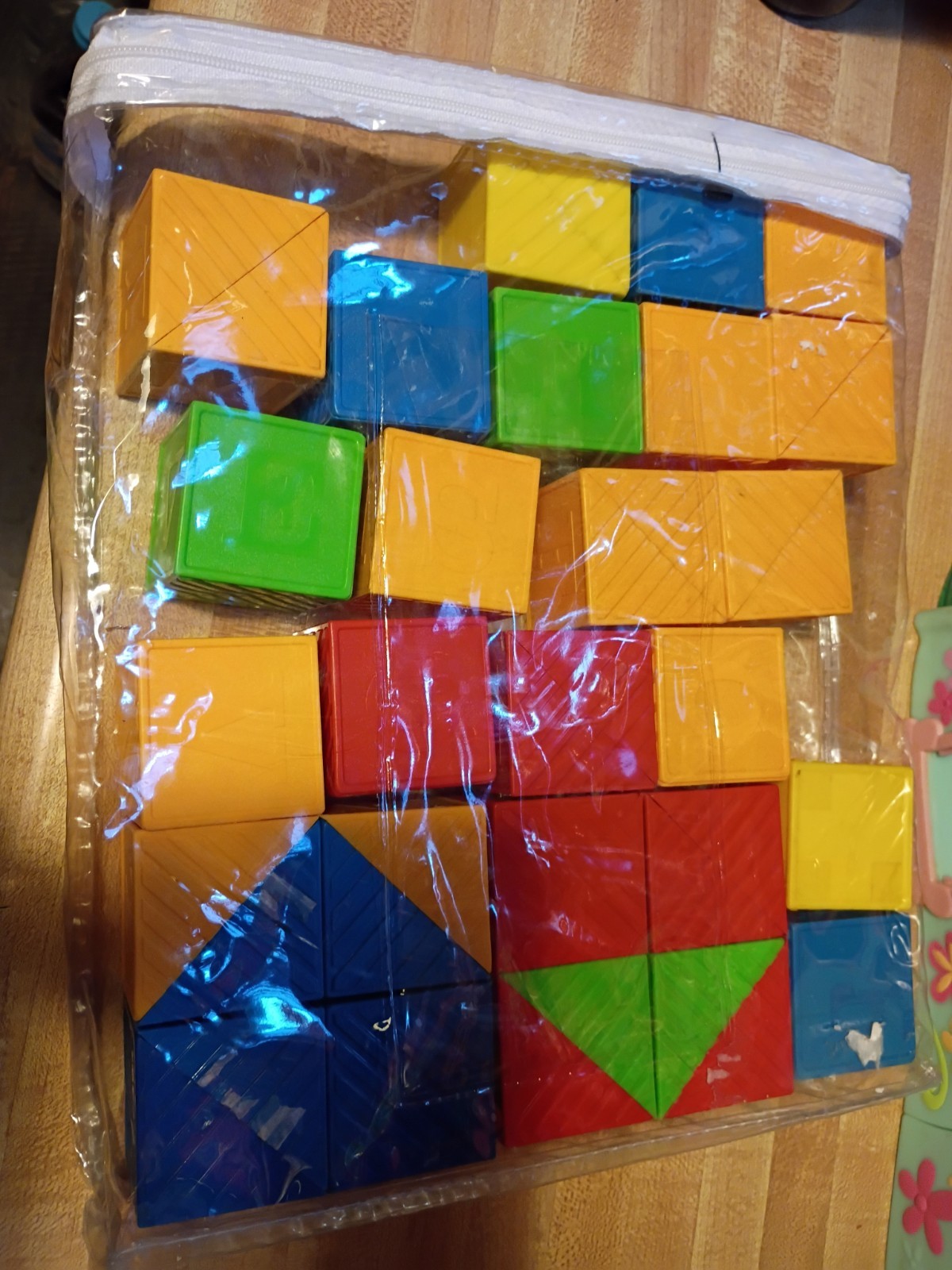 Vintage Lot of 26 Tupperware Tupper Toys Busy Blocks Vintage Lot of 26 Tupperware Tupper Toys Busy Blocks