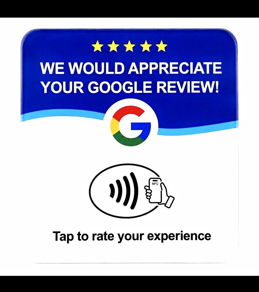 25 Pcs Wholesale - Google Tap to Review Card (25-pack) 25 Pcs Wholesale - Google Tap to Review Card (25-pack)