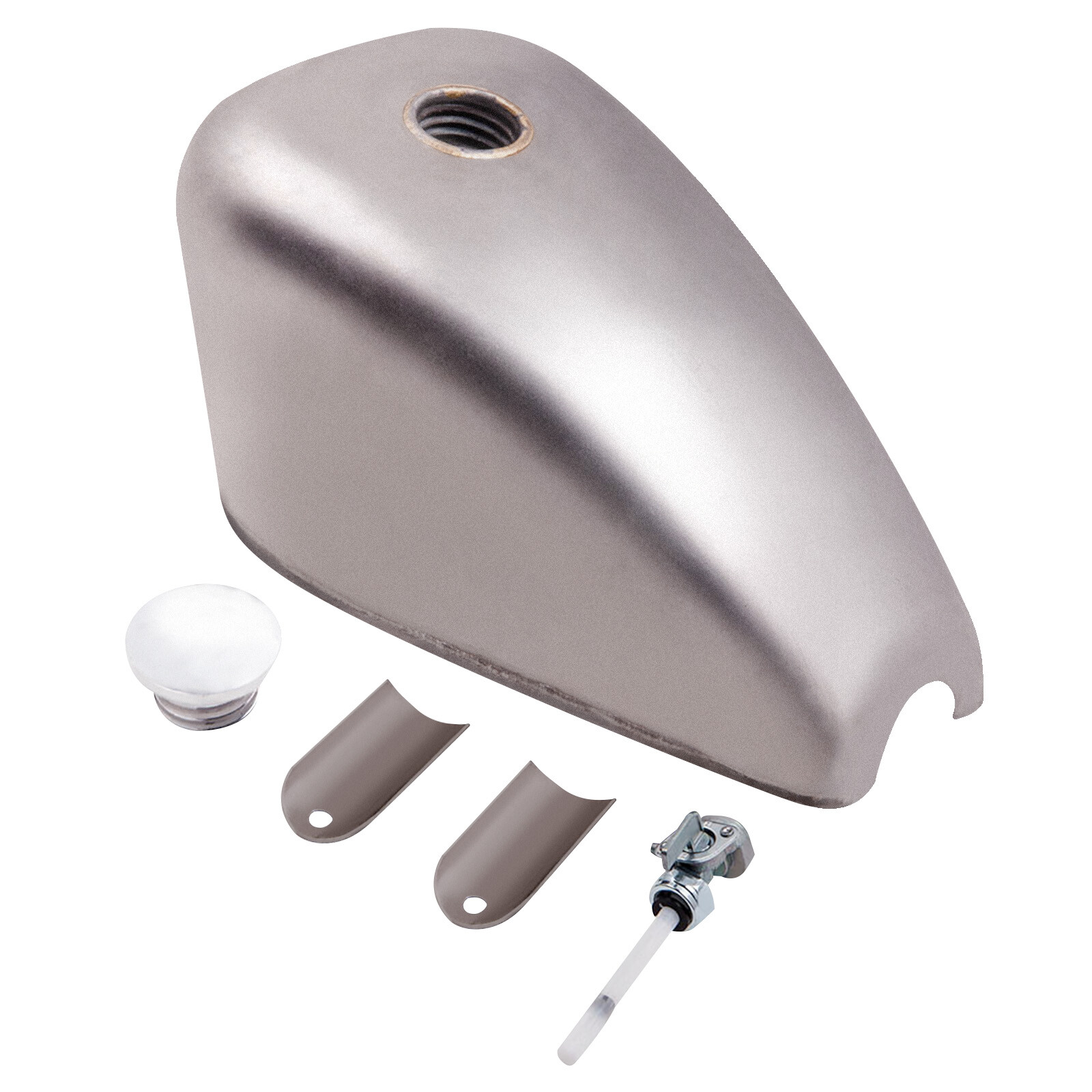 2.4 Gallon Gas Fuel Tank Direct Mount for Harley-Davidson Sportster 1957-1978