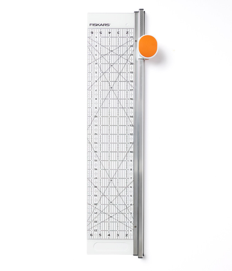 45mm Rotary Fabric Cutter w/ 6x24 Inch Ruler Quilting Sewing Craft Tool