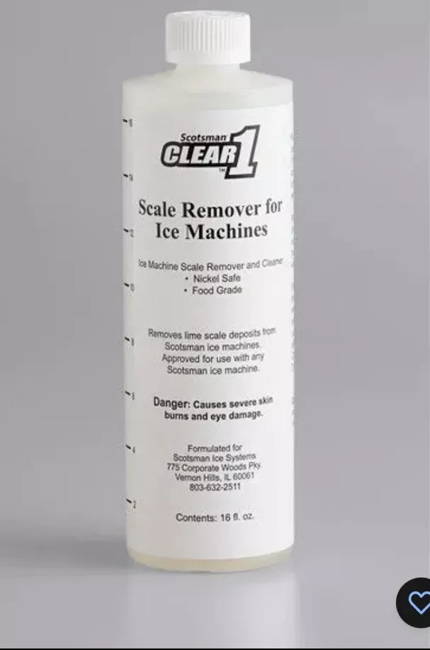 Scotsman Clear 1 Scale Remover & Cleaner Ice Machines 19-0653-01 (2 pack) Scotsman Clear 1 Scale Remover & Cleaner Ice Machines 19-0653-01 (2 pack)