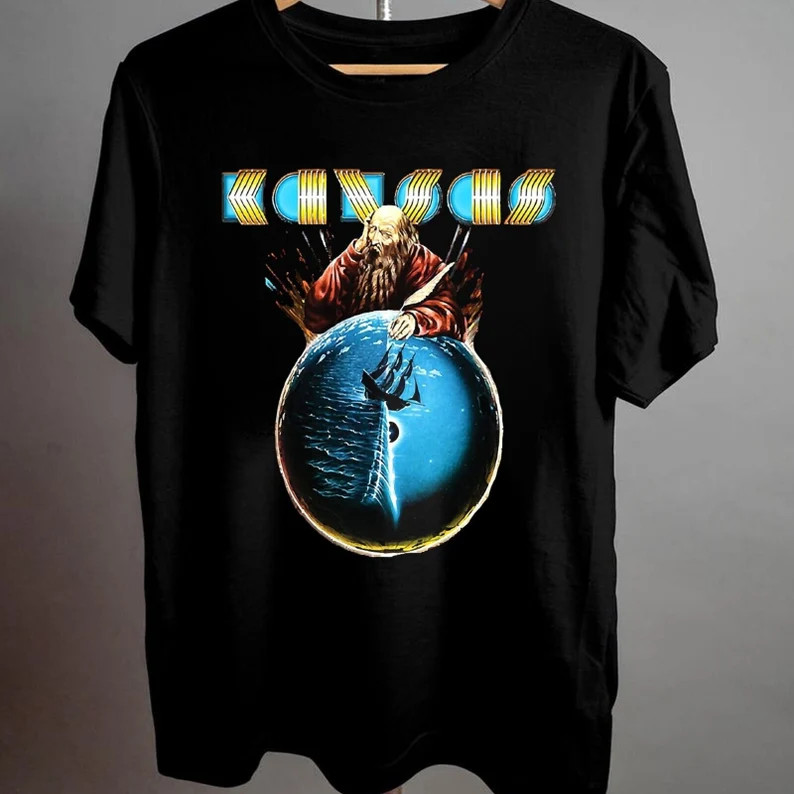 Vtg Kansas Point of Know Return Album Rock T-Shirt Black S-5XL