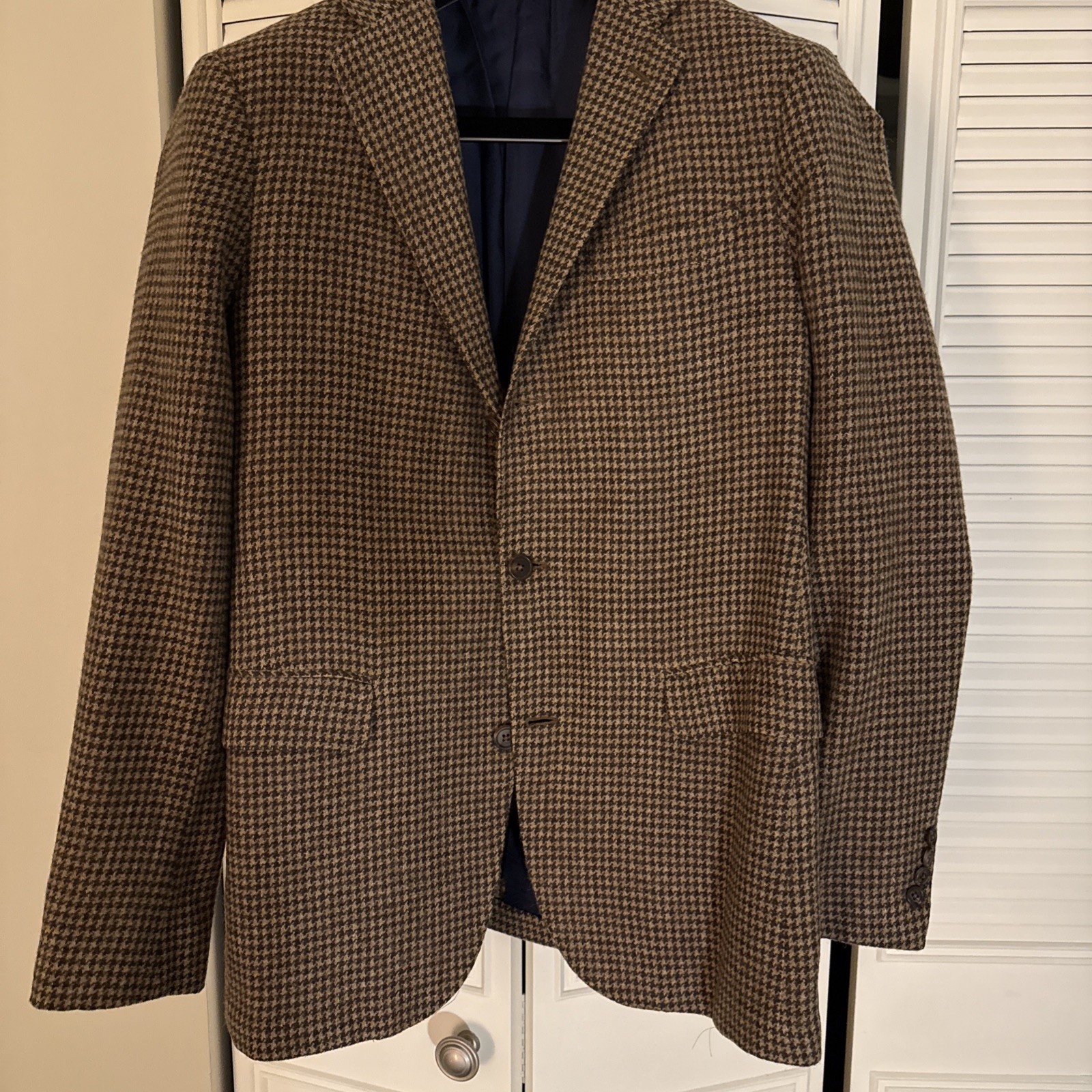 Sid Mashburn Tweed Houndstooth Virgil - Brown/Tan - 50IT (40US) Sid Mashburn Tweed Houndstooth Virgil - Brown/Tan - 50IT (40US)