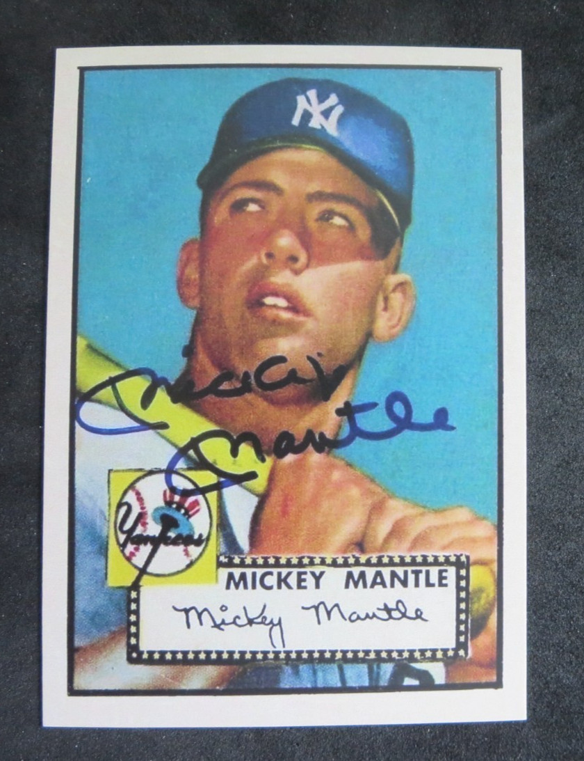 Mickey Mantle 1952 New York Yankees READ DESCRIPTION