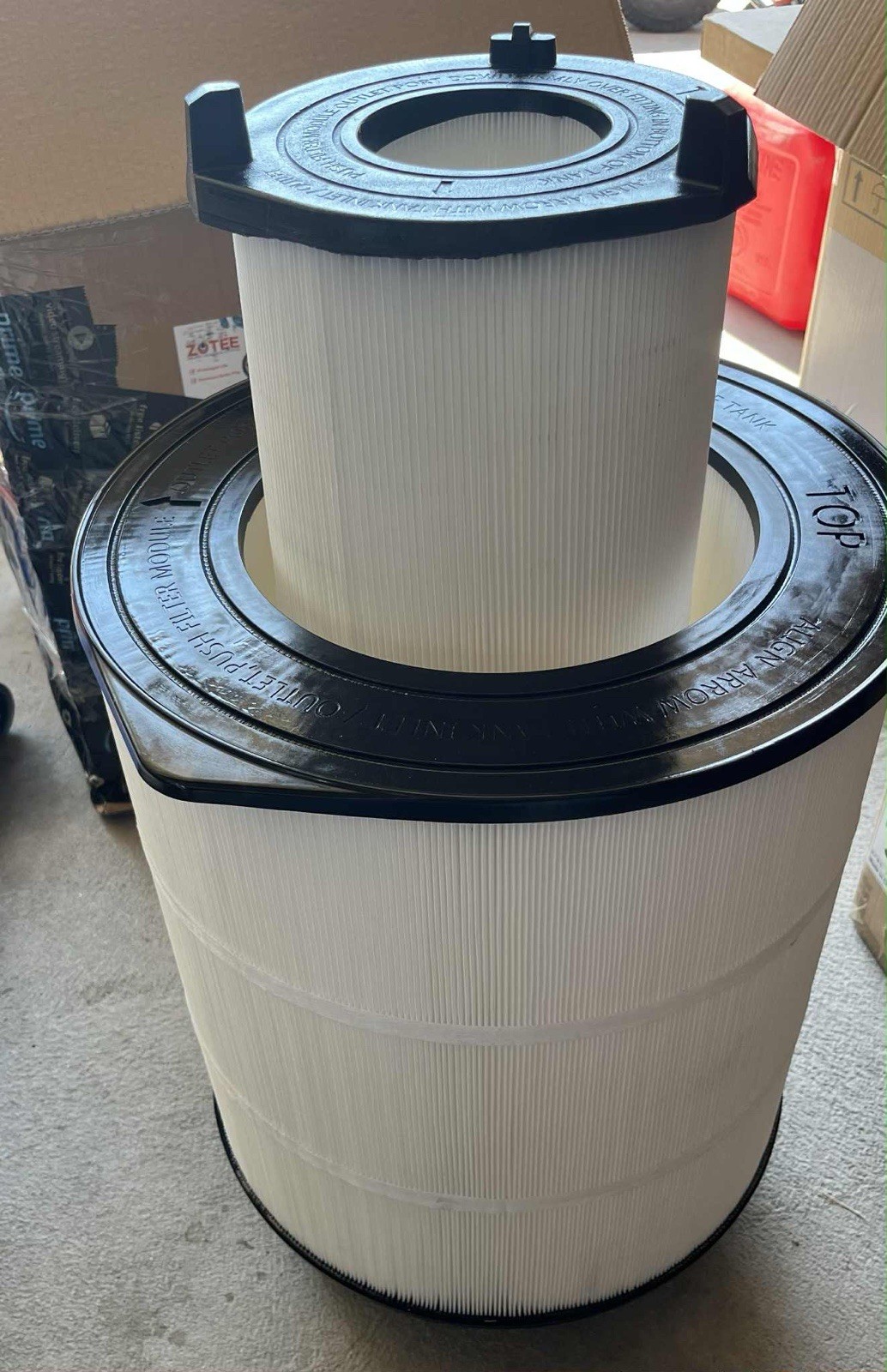 ZOTEE 300 SQ Feet Filter Cartridge Replacement Inner And Outer Set ZOTEE 300 SQ Feet Filter Cartridge Replacement Inner And Outer Set