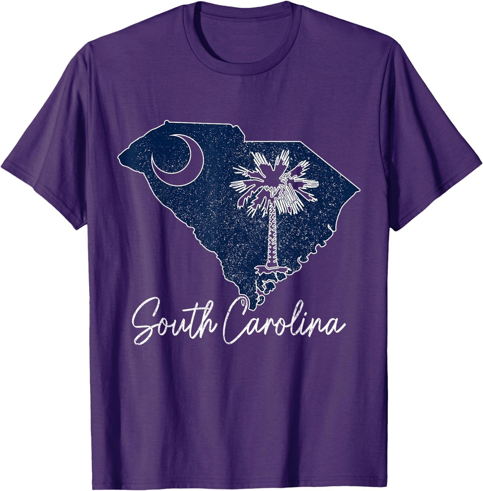 South Carolina Palmetto Moon USA America Pride Vintage T-Shirt South Carolina Palmetto Moon USA America Pride Vintage T-Shirt