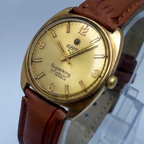 Roamer Superking Incabloc 801-2310-30g Manual Winding Vintage Watch IMA64MHN4