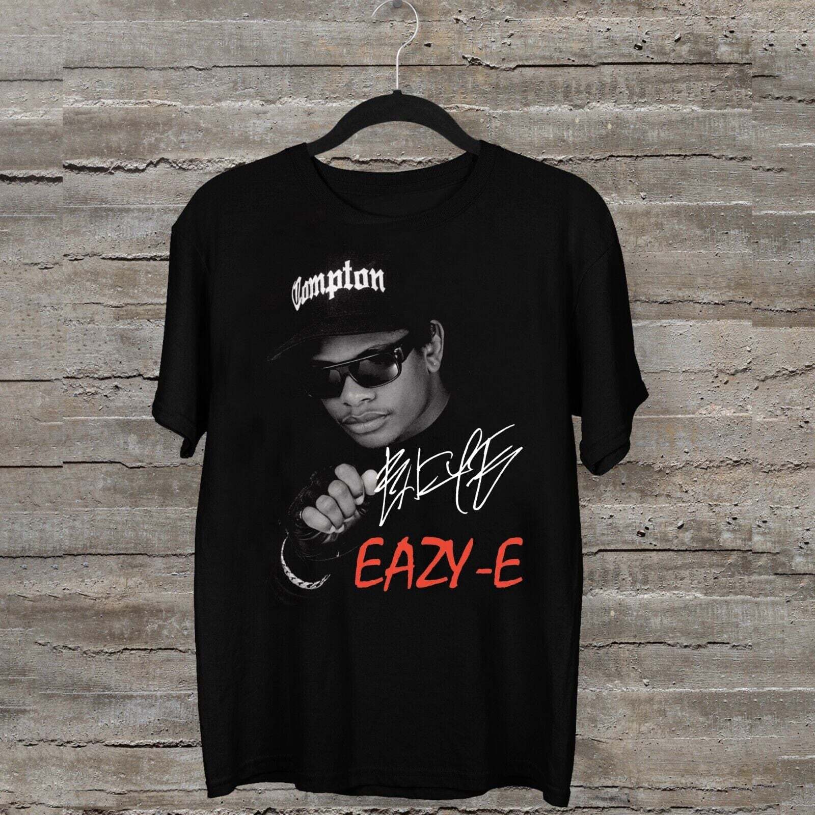Rapper Eazy E Eazy E 100% Cotton T- Shirt Black Unisex All Size