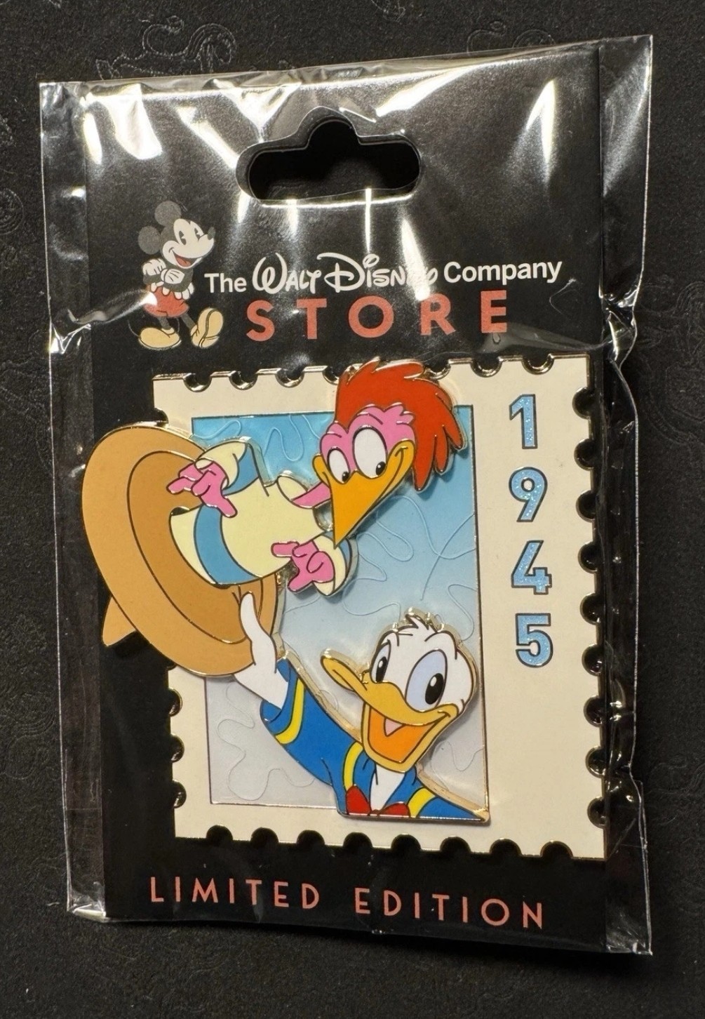 DEC WDCS D23 2026 Ultimate Stamp Donald Aracuan Bird 1945 LE 500 Disney Pin DEC WDCS D23 2026 Ultimate Stamp Donald Aracuan Bird 1945 LE 500 Disney Pin