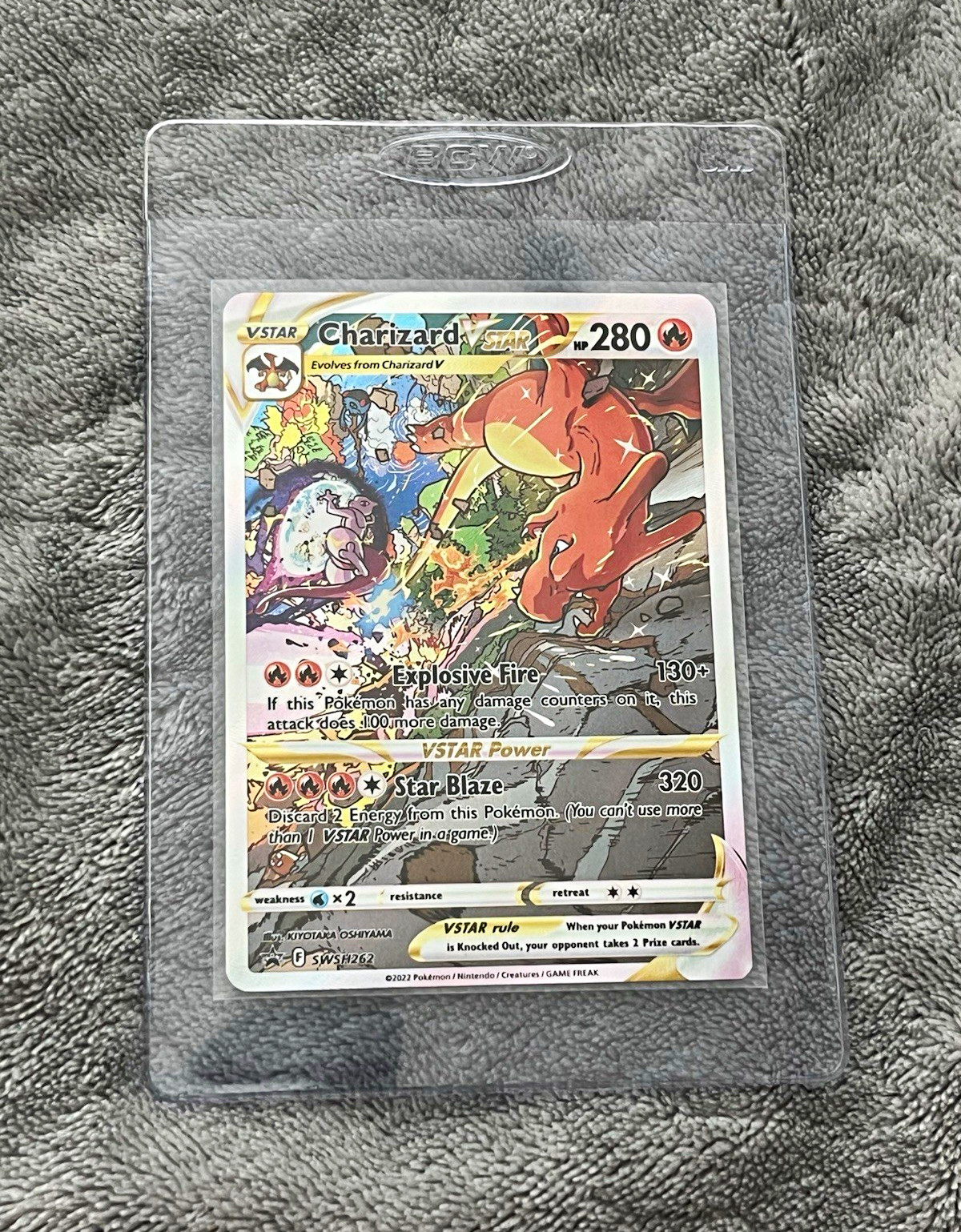 POKEMON TCG Charizard VSTAR SWSH262 Sword & Shield Promo Holo 280 HP EN POKEMON TCG Charizard VSTAR SWSH262 Sword & Shield Promo Holo 280 HP EN