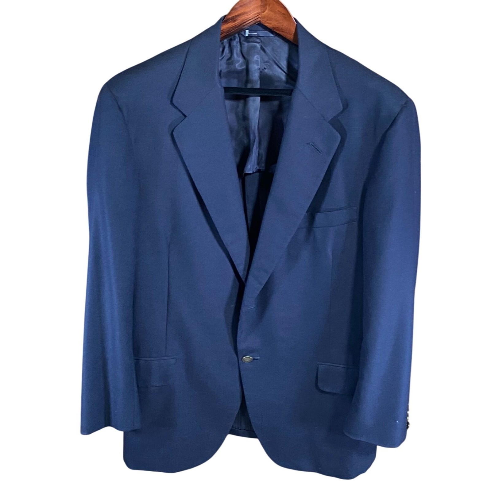 Vintage Oxxford Men\'s Blazer Jacket 38R 100% Wool Double Button Workwear Formal