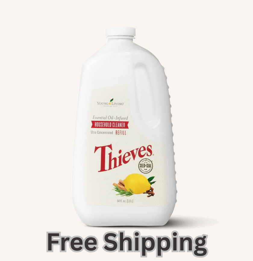 Young Living Thieves Household Cleaner - 64fl oz - New & 