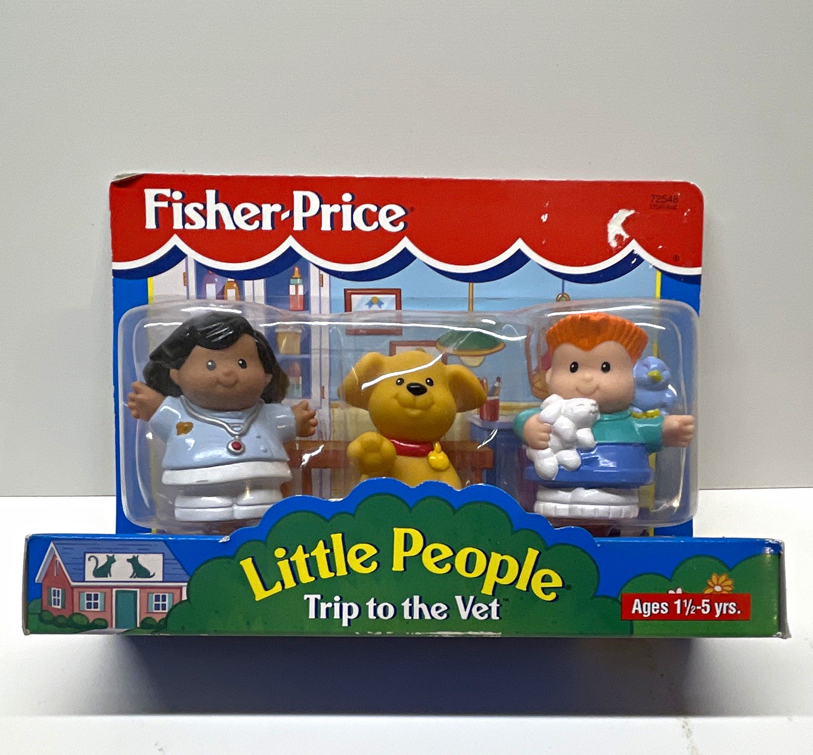 Fisher-Price Little People Trip to the Vet Figure Pack Set Vintage 1996 Fisher-Price Little People Trip to the Vet Figure Pack Set Vintage 1996