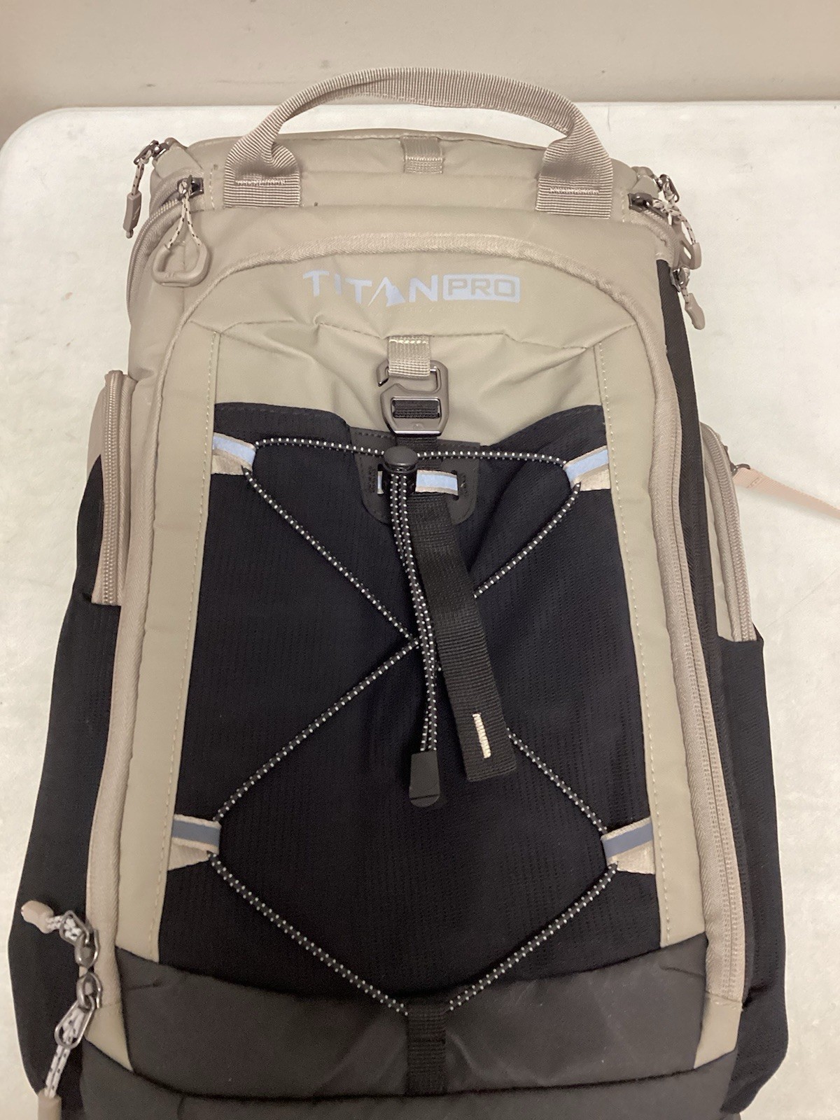 Titan PRO 26-Can Backpack Cooler 5 Compartments Beige/Tan