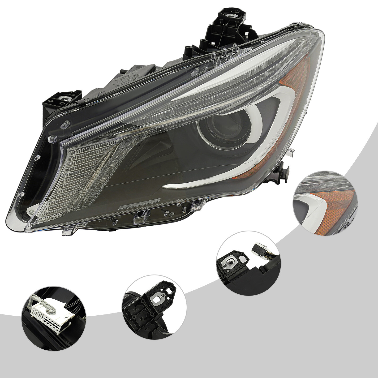 Headlight Left Driver Side For 2014-2016 Mercedes-Benz CLA-Class CLA250 Xenon LH Headlight Left Driver Side For 2014-2016 Mercedes-Benz CLA-Class CLA250 Xenon LH