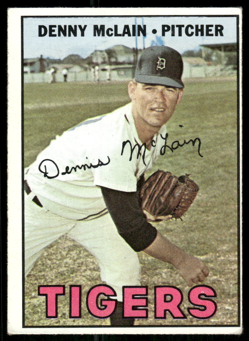 1967 Topps #420 Denny McLain
