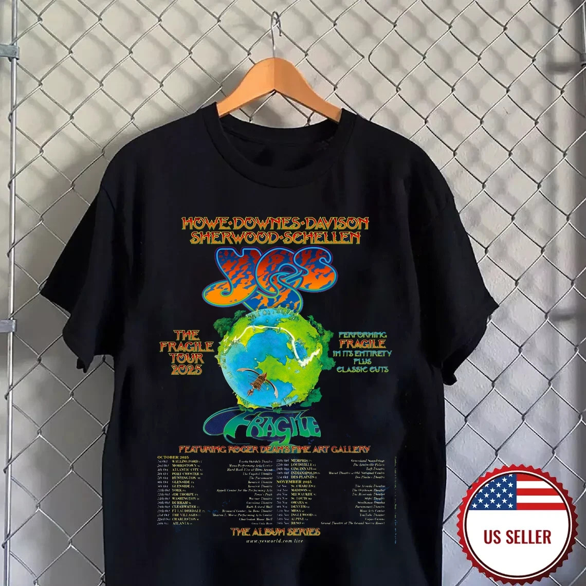The Fragile Tour 2025 Yes Band Gift For Fan All Size S to 5XL T-shirt MM02