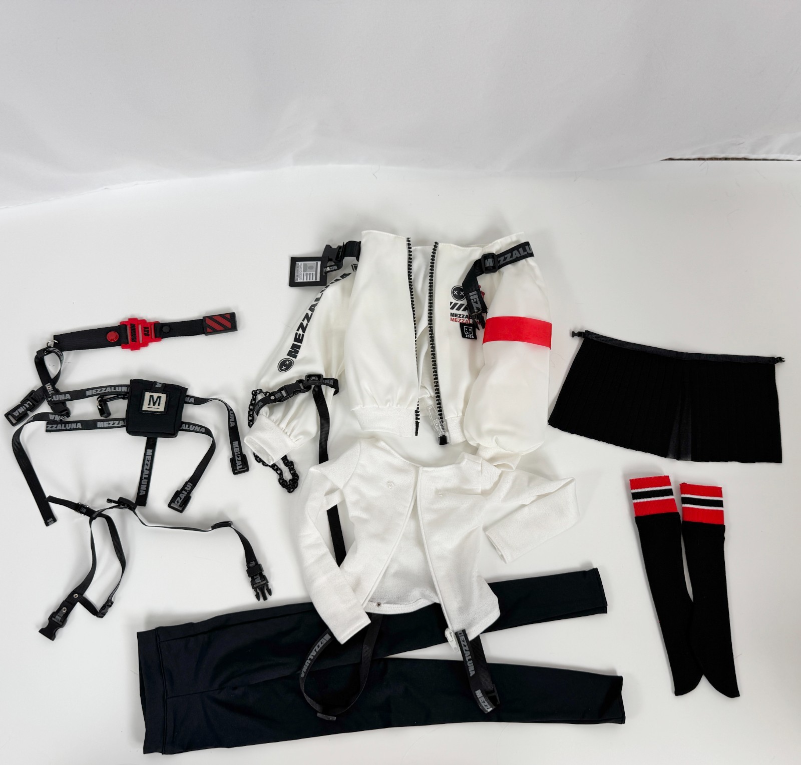 SD17 65 cm Boy 1/3 BJD clothes clothing outfit set Mezzaluna techwear Japan SD17 65 cm Boy 1/3 BJD clothes clothing outfit set Mezzaluna techwear Japan