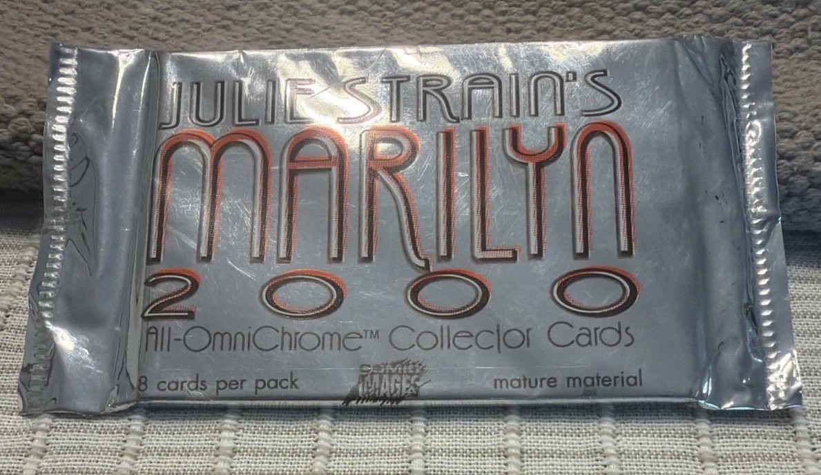 1999 COMIC IMAGES JULIE STRAIN'S MARILYN 2000 CARD SET UNOPENED ALL OMNI CHROME