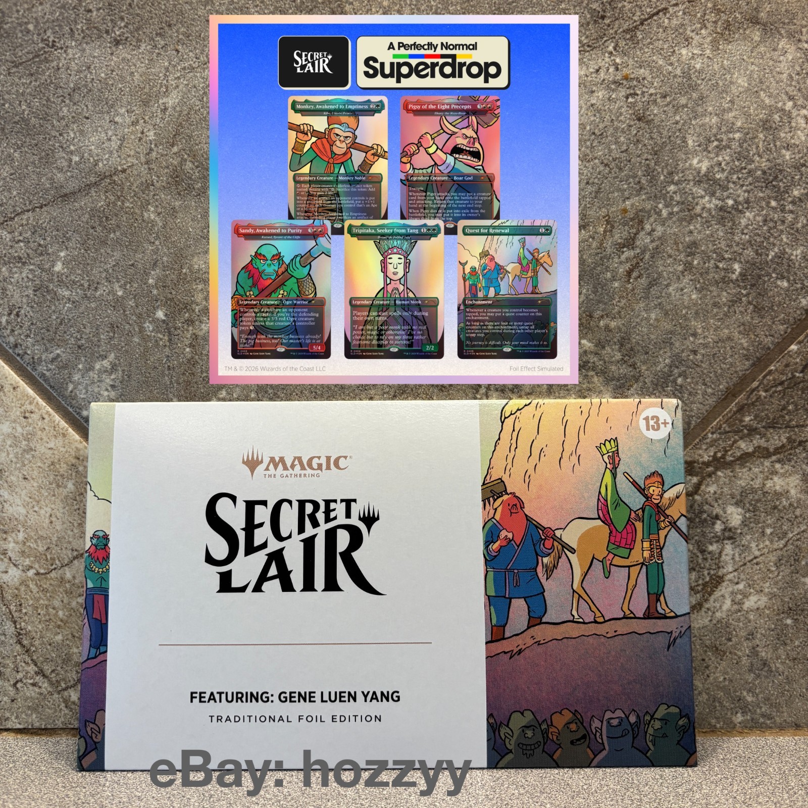 MTG Magic Secret Lair Featuring: Gene Luen Yang - Foil Edition - Ships TODAY