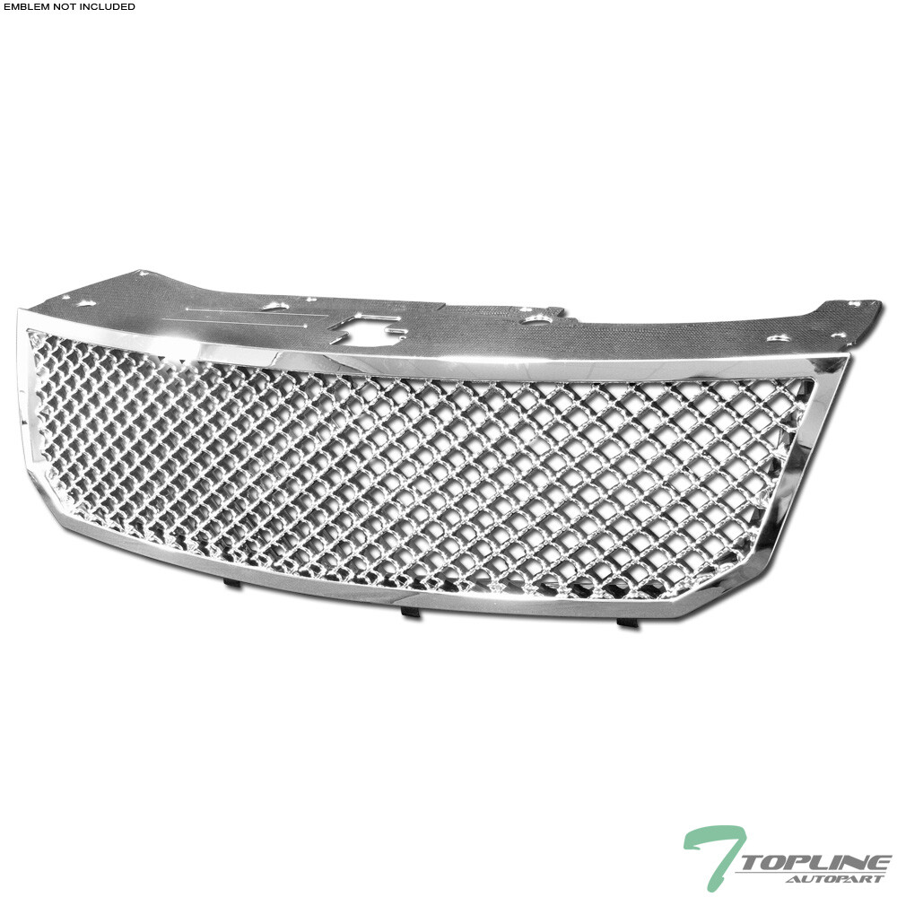 Topline For 2008-2010 Dodge Avenger Mesh Front Hood Bumper Grill Grille - Chrome