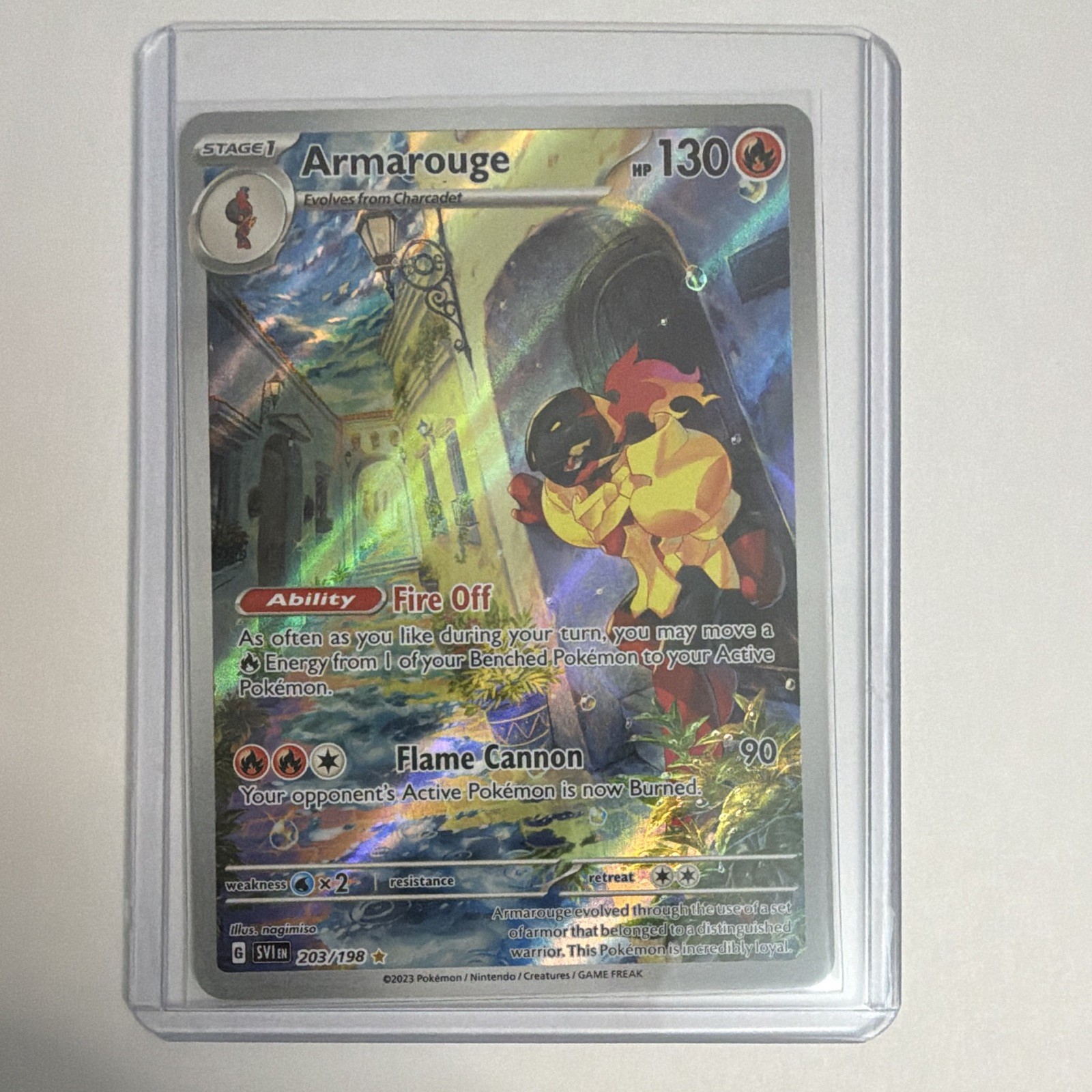 Armarouge #203 Pokemon Scarlet & Violet Armarouge #203 Pokemon Scarlet & Violet