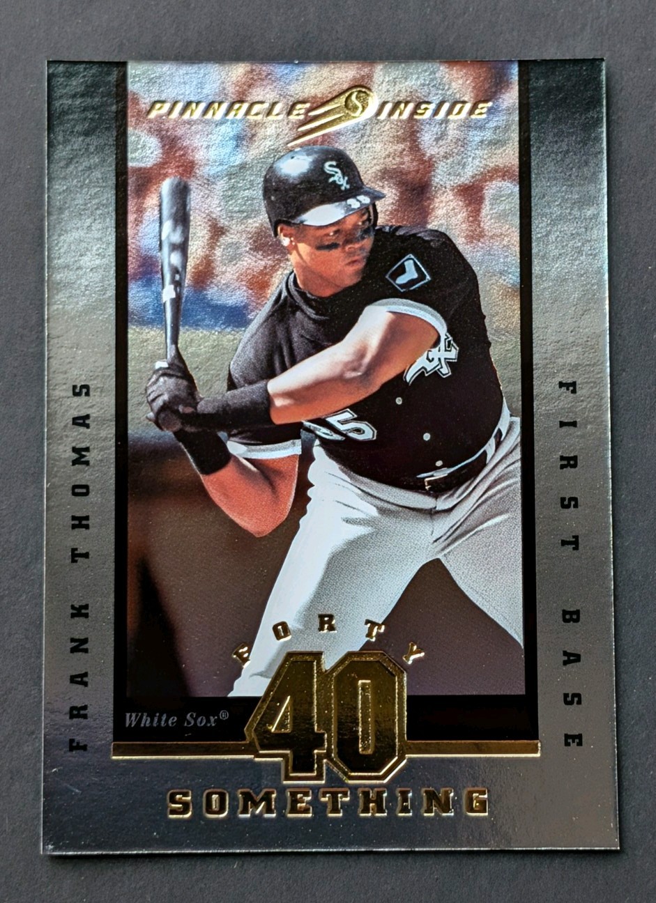 1997 Pinnacle Inside - Forty Something Frank Thomas #16 1997 Pinnacle Inside - Forty Something Frank Thomas #16