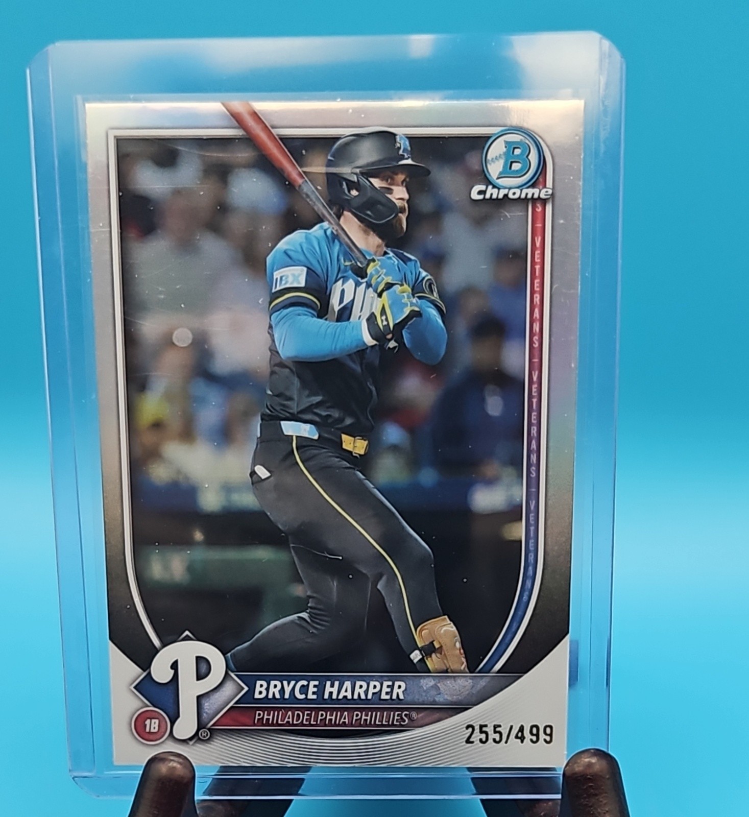 2025 Bowman Chrome - Bryce Harper, Bryce Harper #37 Refractor /499