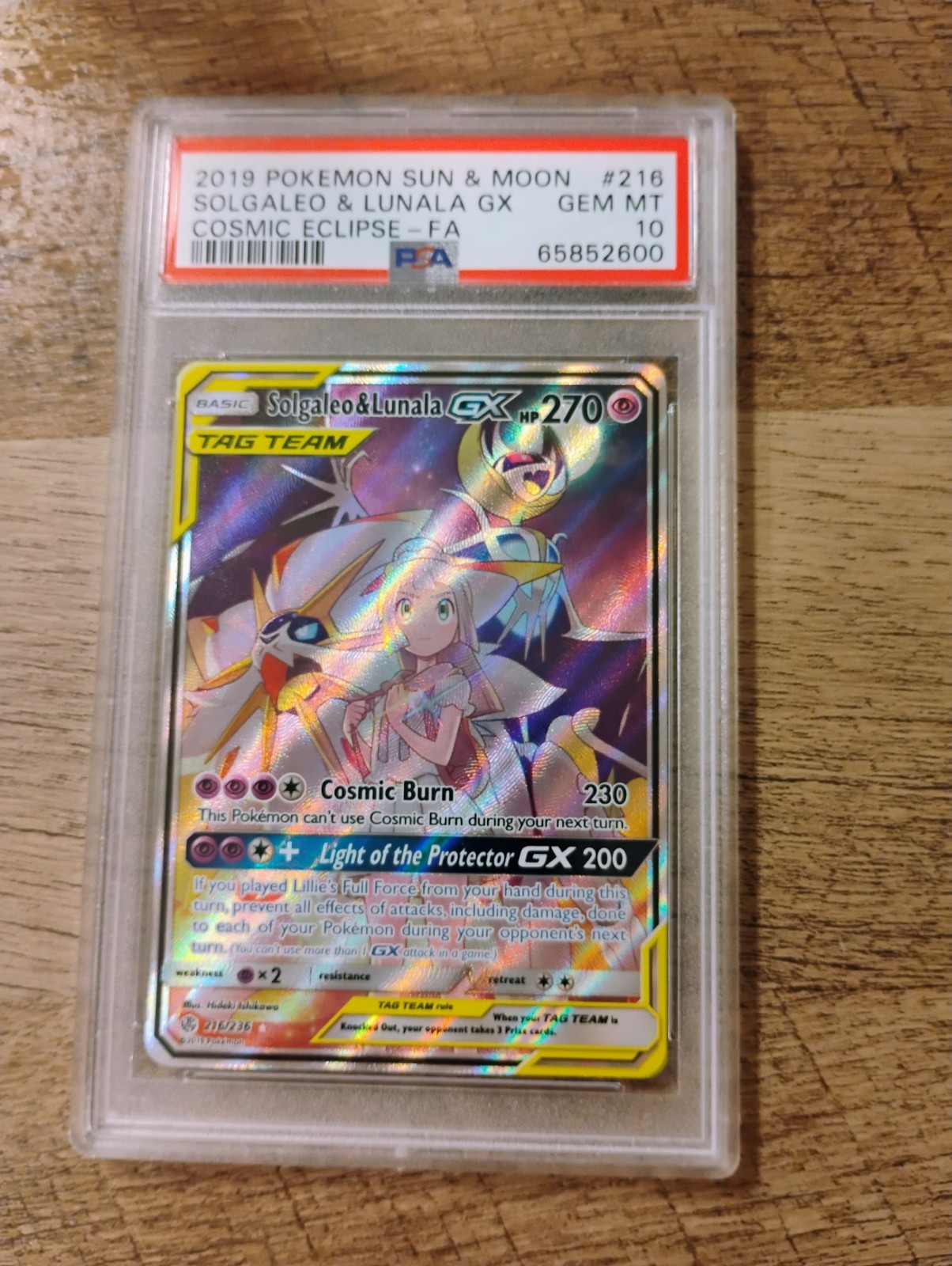 Solgaleo & Lunala GX 2019 Pokemon Sun and Moon 216/236 Solgaleo & Lunala GX 2019 Pokemon Sun and Moon 216/236