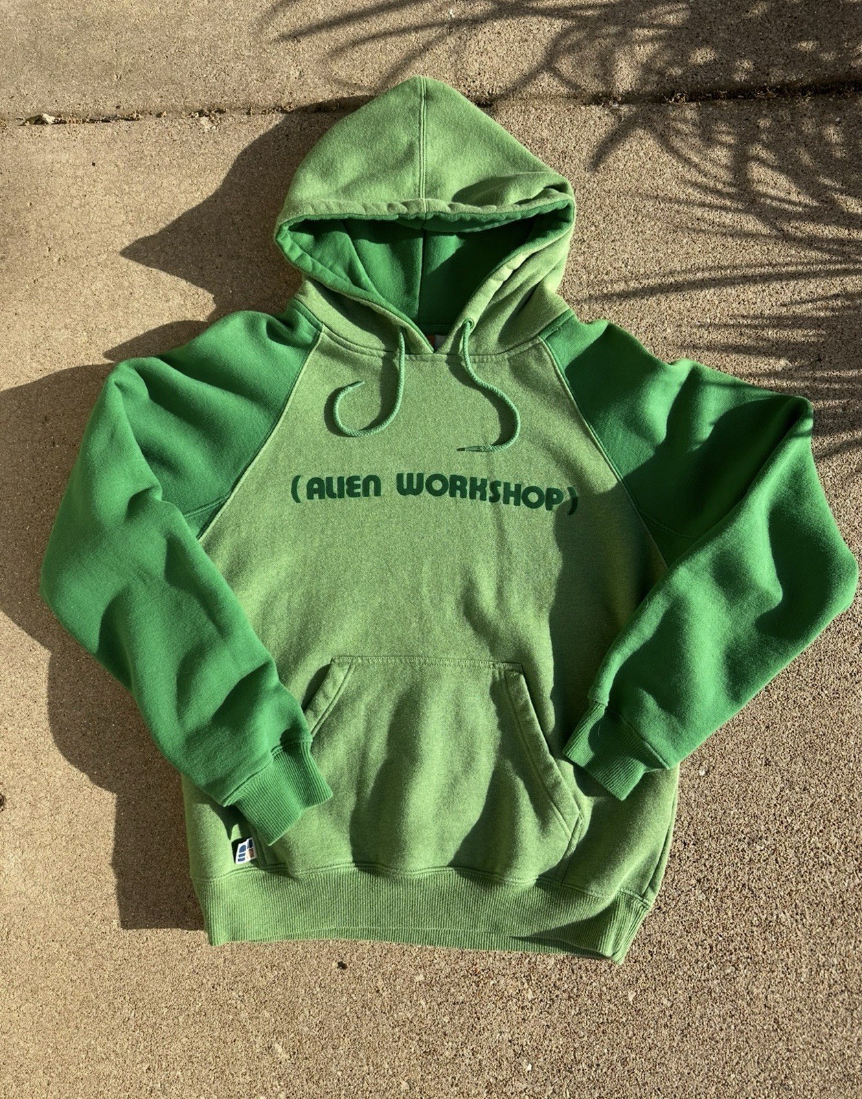 Alien Workshop Green Hoodie Small 90s Sweatshirt ( Y2K, Vintage )