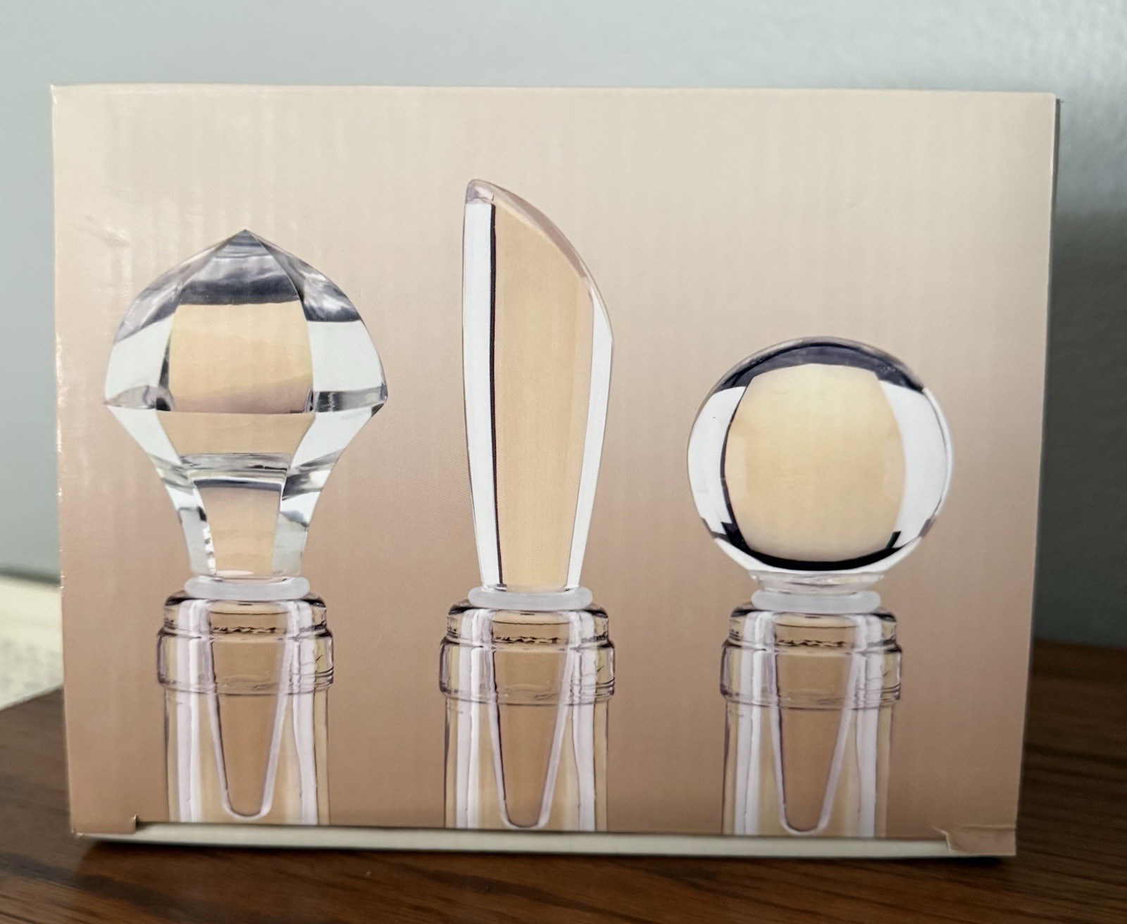 NIB Lenox Tuscany Classics Crystal Bottle Stoppers #823676 Great X-mas Gift