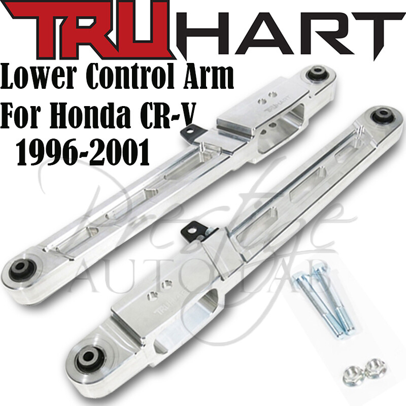 TruHart Rear Polished Lower Control Arms LCA for 1997-2001 Honda CRV CR-V JDM