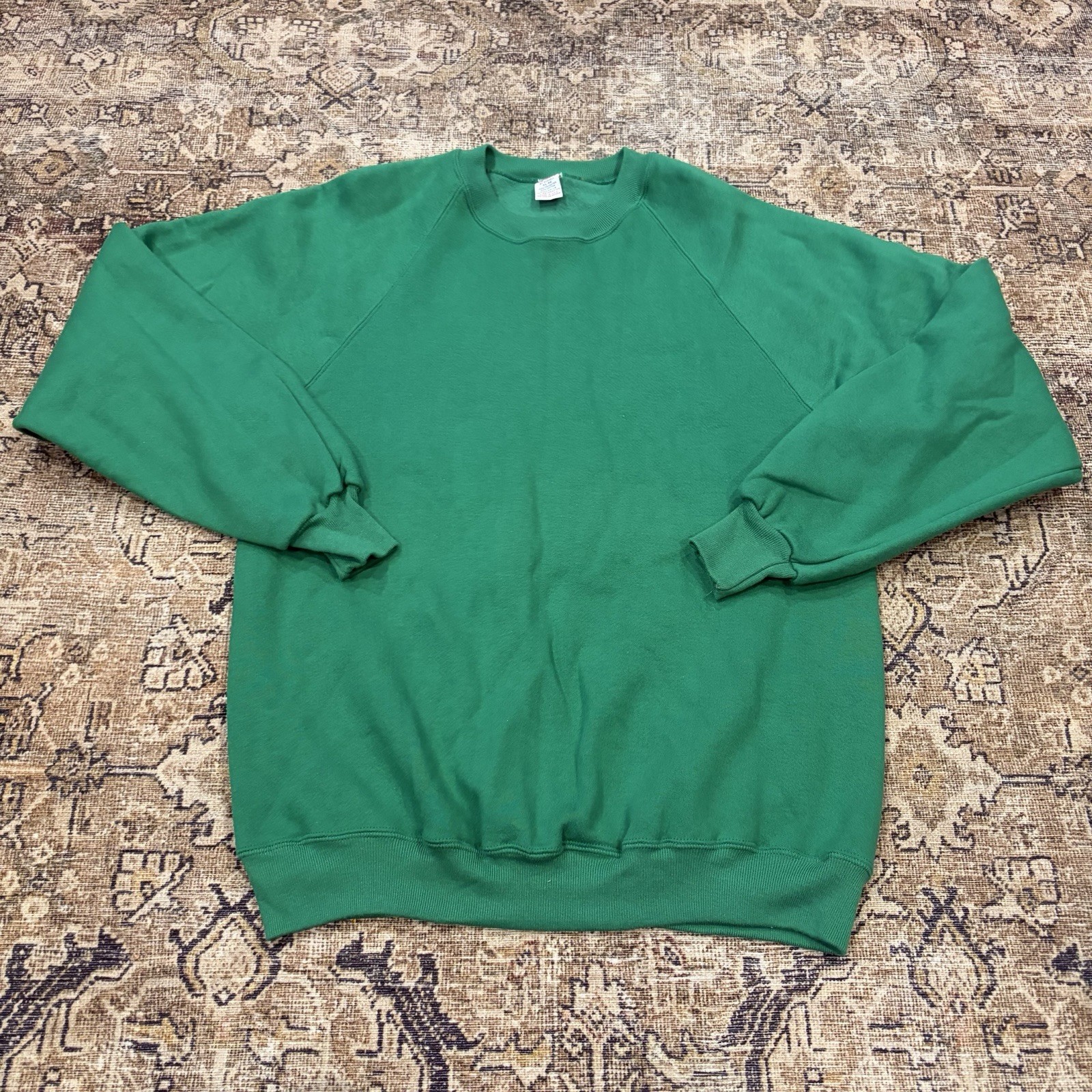 Men\'s Vintage Russell SuperWeight Sweatshirt Blank XL Kelly Green USA XL Men\'s Vintage Russell SuperWeight Sweatshirt Blank XL Kelly Green USA XL