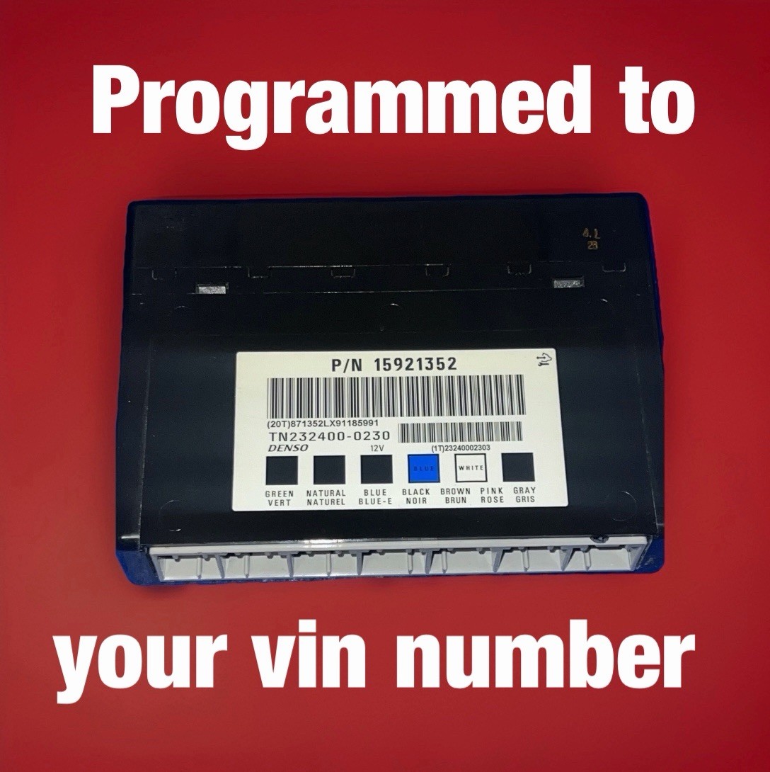 2007-2014 GM Body Control Module Programmed To Your VIN BCM 15921352