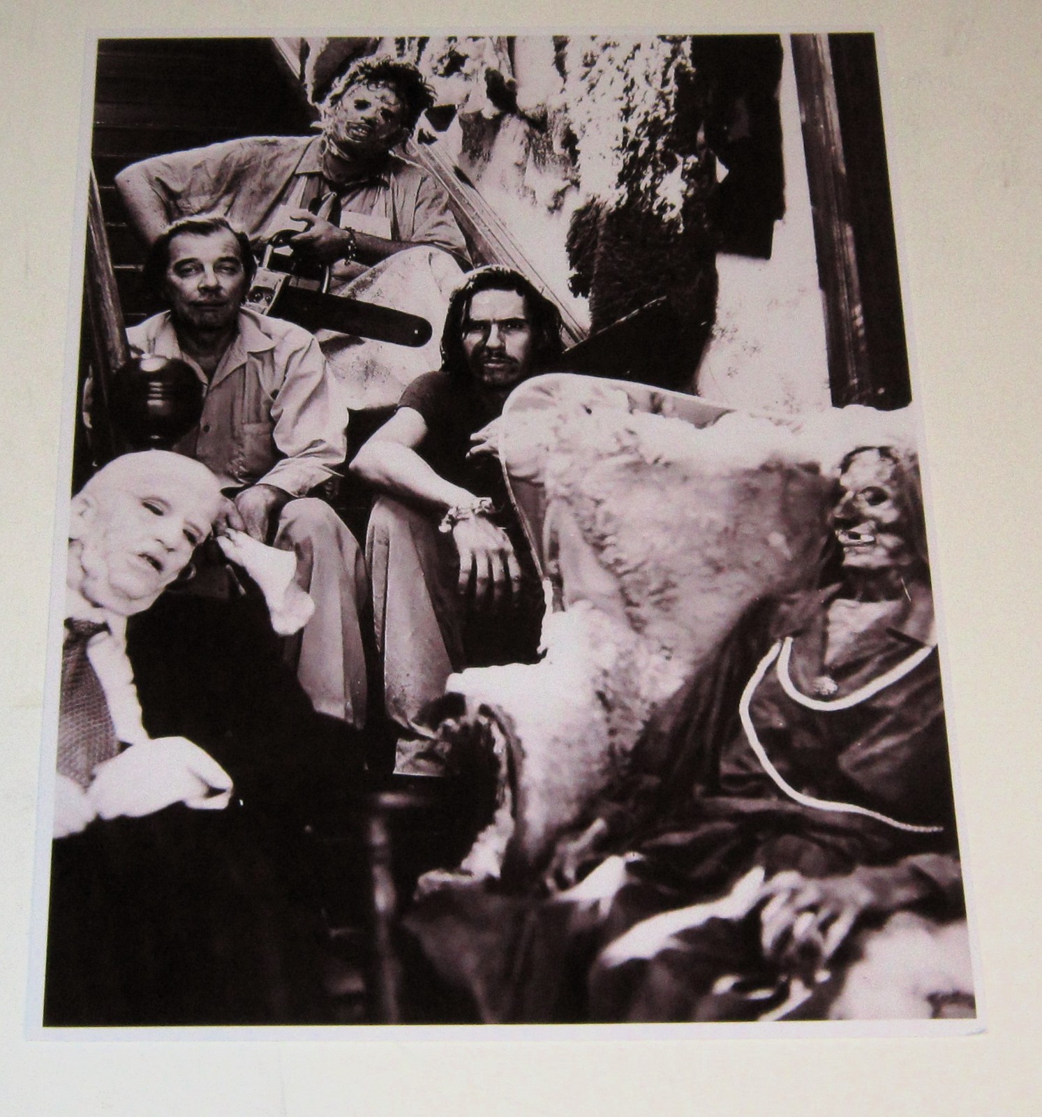 Texas Chainsaw Massacre Sawyer Family On Stairs 9\