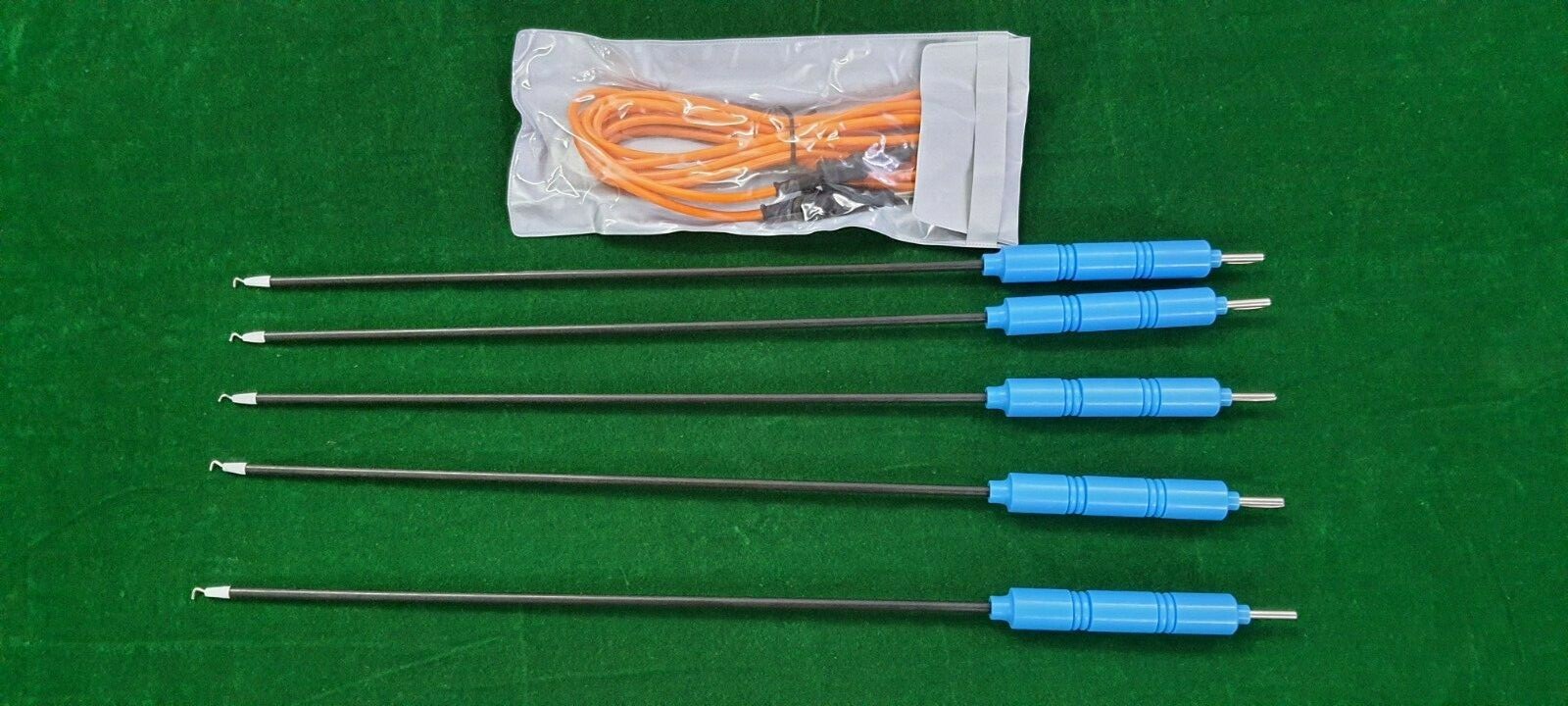5pc Laparoscopic Monopolar L-Hook 5mmx330mm Endoscopy Surgical Instruments