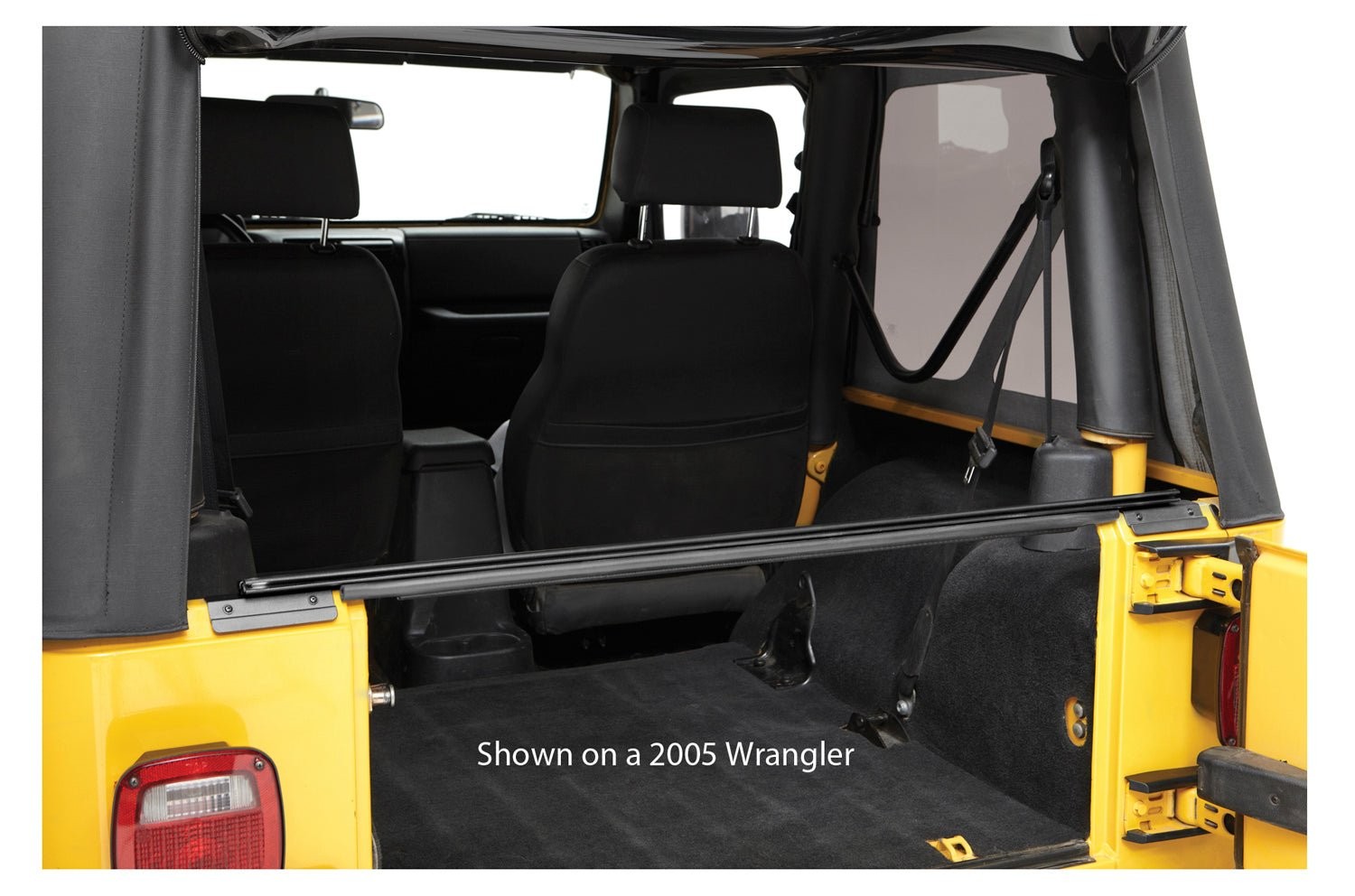 Bestop 52601-01 Tailgate Bar for Jeep Wrangler Secure Fit Easy Install Soft Top