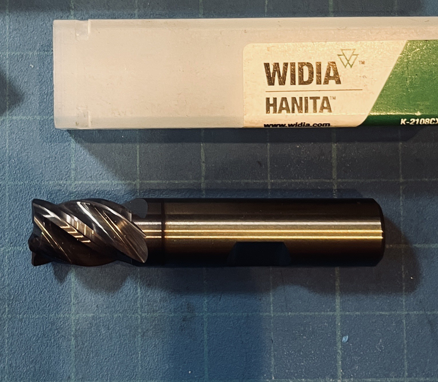 MACHINIST SOLID CARBIDE END MILL WIDIA 1/2\ MACHINIST SOLID CARBIDE END MILL WIDIA 1/2\