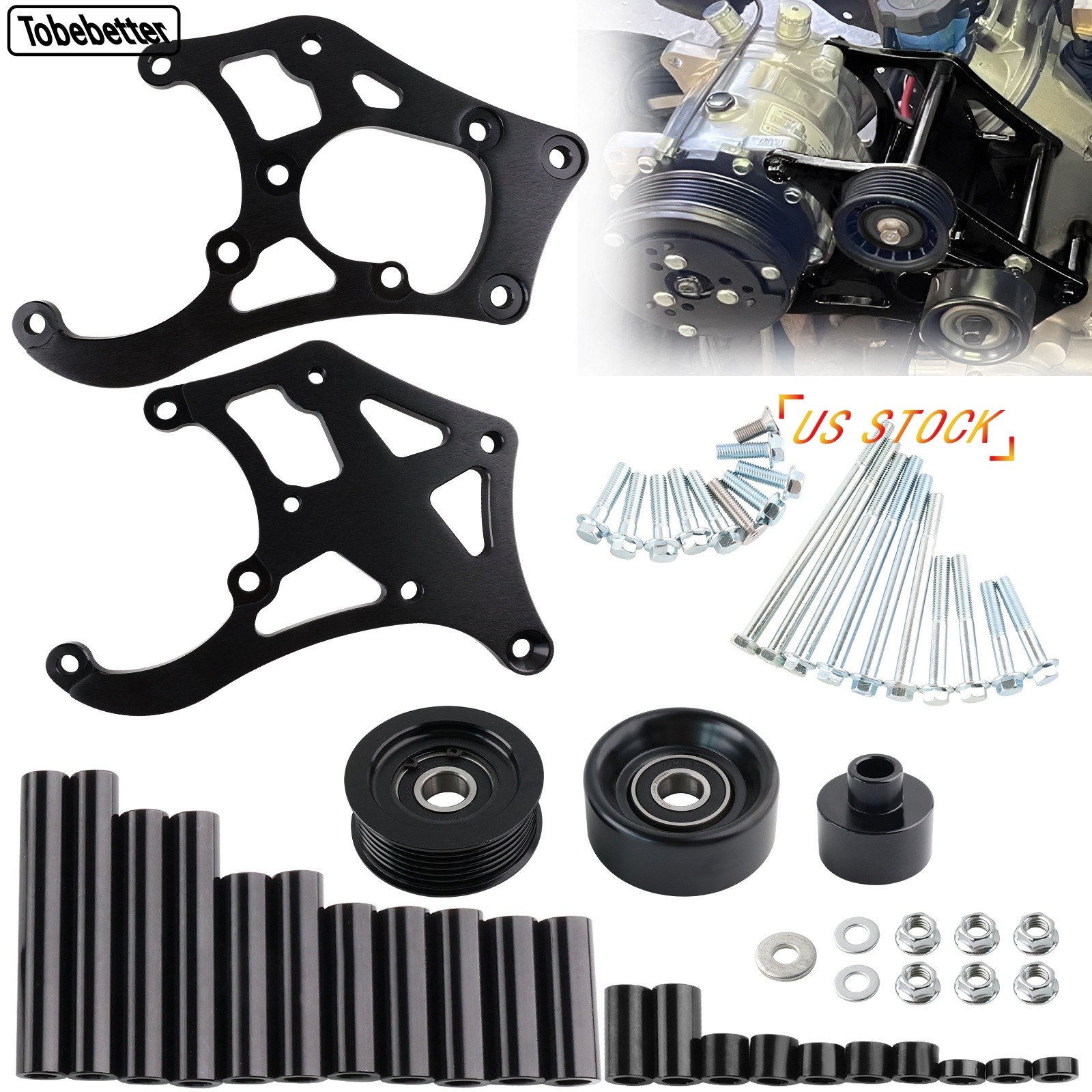 Upgrade for Sanden 508 LS LS1 LS2 LS3 LS6 LSX AC Conditioner Compressor Bracket